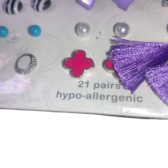 Wonder Nation Post Stud Earring 21 Pairs Sealed - Picture 7 of 7